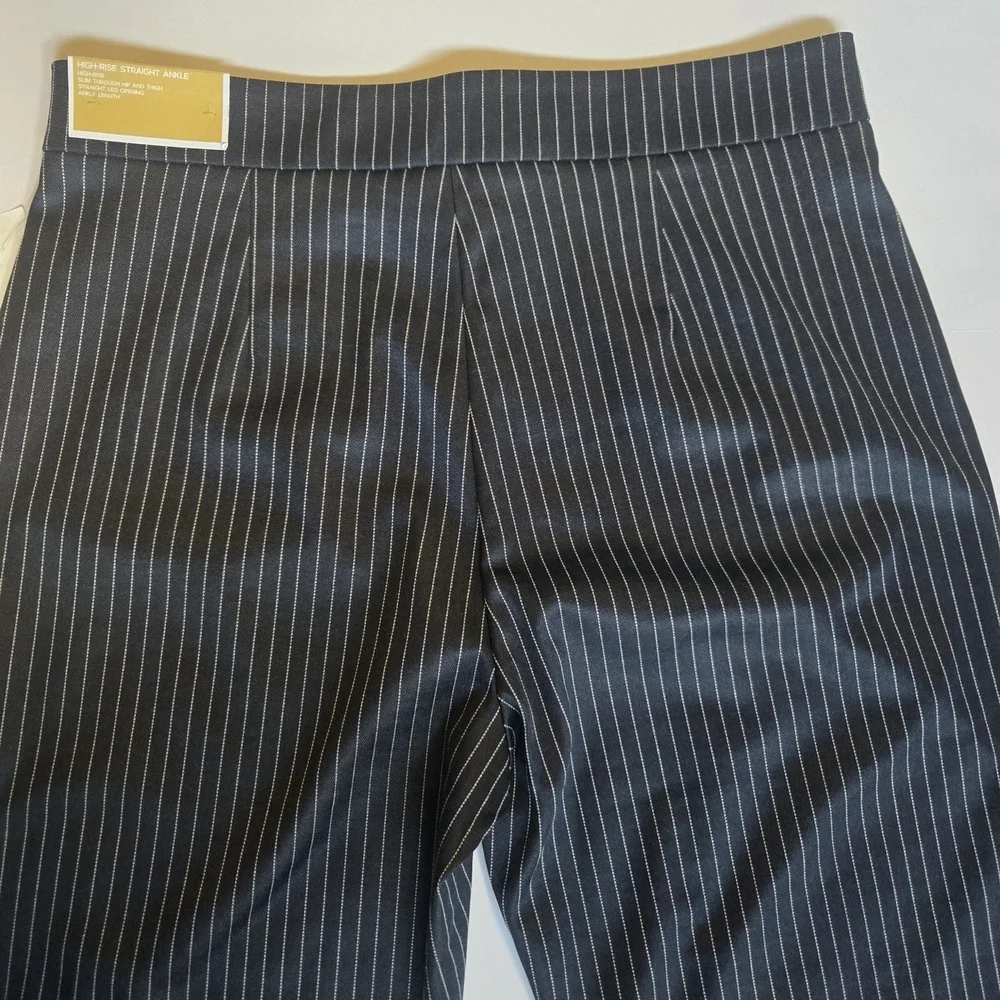 NWT Michael Kors Blue Pinstripe Dress Pants. Size 10